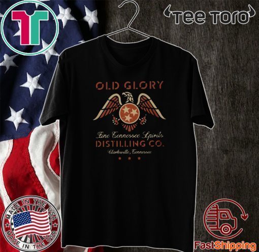 Old Glory Distillery Tee Shirt Clarksville Tennessee