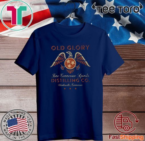 Old Glory Distillery Tee Shirt Clarksville Tennessee