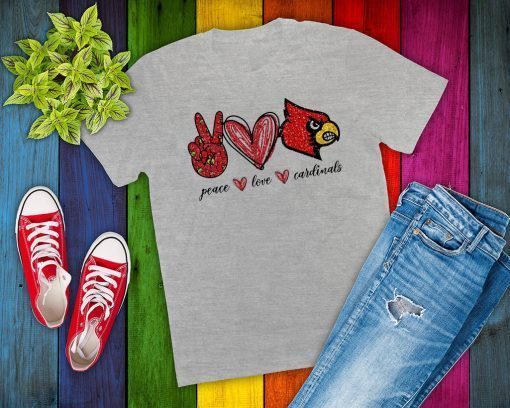 Peace Love Cardinals Limited Edition T-Shirt