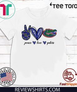 Peace Love Gators Original T-Shirt