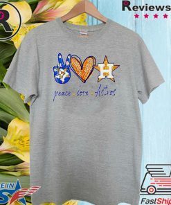 Peace Love Houston Astros T-Shirt