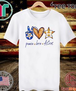 Peace Love Houston Astros T-Shirt