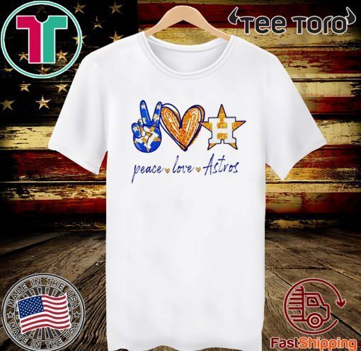 Peace Love Houston Astros T-Shirt