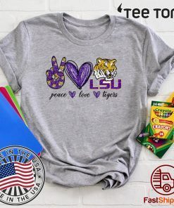 Peace Love LSU Official T-Shirt