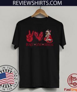 Peace Love Lucky Frenchie 2020 T-Shirt