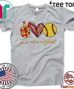 Peace Love Softball 2020 T-Shirt