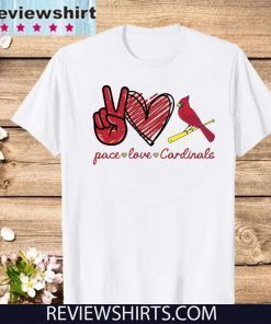 Peace love Cardinals Gift T-Shirt