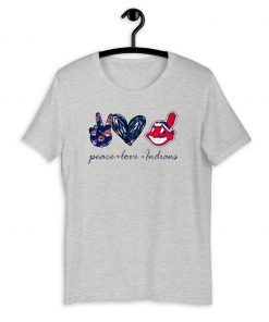 Peace love Cleveland Indians logo 2020 T-Shirt