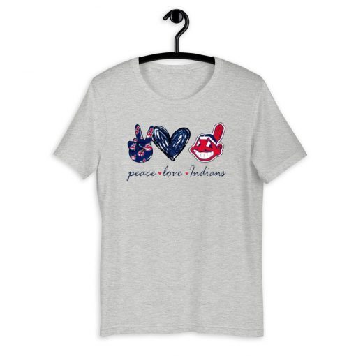 Peace love Cleveland Indians logo 2020 T-Shirt