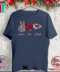 Peace love Kansas City Chiefs Official T-Shirt