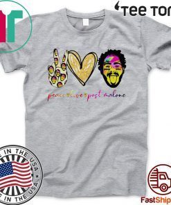 Peace love Post Malone Official T-Shirt