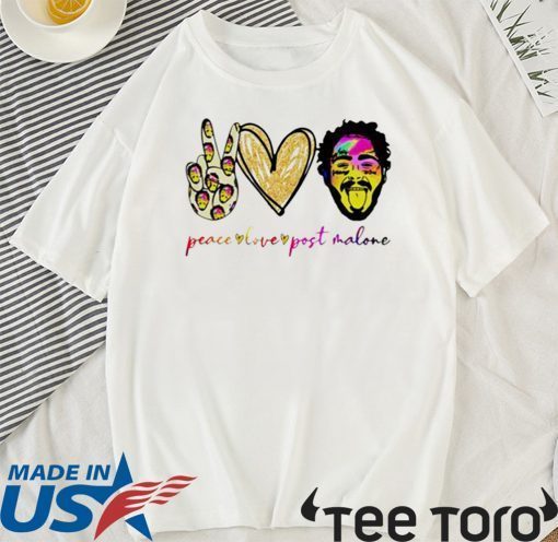 Peace love Post Malone Official T-Shirt