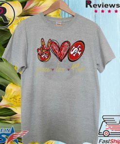 Peace love San Francisco 49ers Unisex T-Shirt