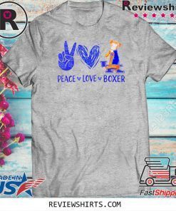 Peace love boxer UK Kentucky tattoo Official T-Shirt