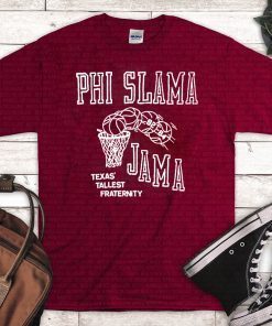 Phi Slama Jama Houston Cougars 1980s College Basketball Official T-Shirt