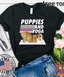 Puppies And Yoga Official T-Shirt