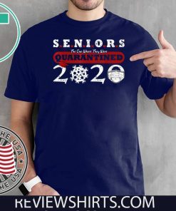 Quarantined Class of 2020 Graduation Seniors Anti Virus T-Shirt