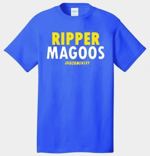 Ripper Magoos Bob Menery Jersey Official T-Shirt