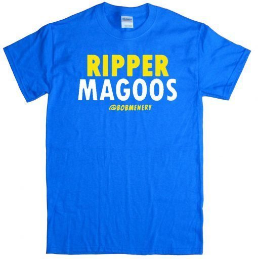 Ripper Magoos Bob Menery Jersey Official T-Shirt