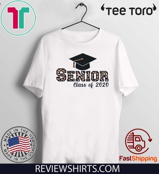 SENIOR CLASS OF 2020 SHIRT GRADUATE GRADUATION NOVELTY T-SHIRT