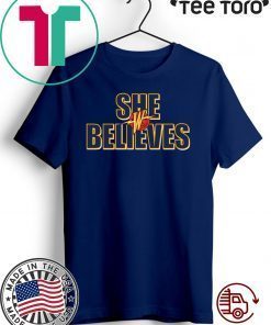 SHE BELIEVES WARRIORS T-SHIRT