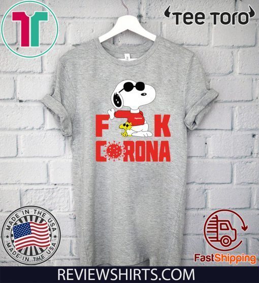 SNOOPY FUCK CORONA 2020 T-SHIRT