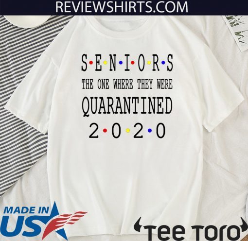 Senior 2020 Shit Getting Real - Class Of 2020 Graduation Senior Funny Quarantine T-Shirt