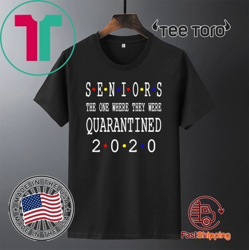 Class Of 2020 Graduation Senior Funny Quarantine Original T-Shirt - Senior 2020 Shit Getting Real Shirt