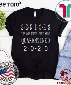 Class Of 2020 Graduation Senior Funny Quarantine – Senior 2020 Shit Getting Real Hot T-Shirt