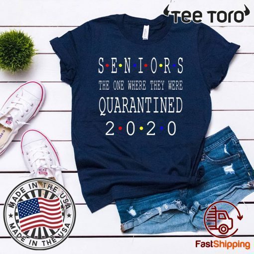 Class Of 2020 Graduation Senior Funny Quarantine – Senior 2020 Shit Getting Real Hot T-Shirt