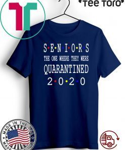 Senior 2020 Shit Getting Real – Class Of 2020 Graduation Senior Funny Quarantined T-Shirt