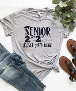 Senior 2020 Shit Gettin Real Funny Apocalypse Toilet Paper Shirt