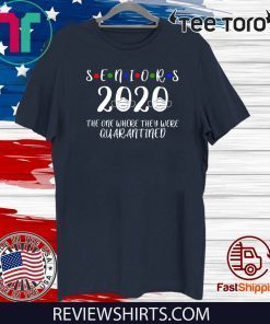 Seniors 2020 The One Where They were Quarantined Unisex T-Shirt