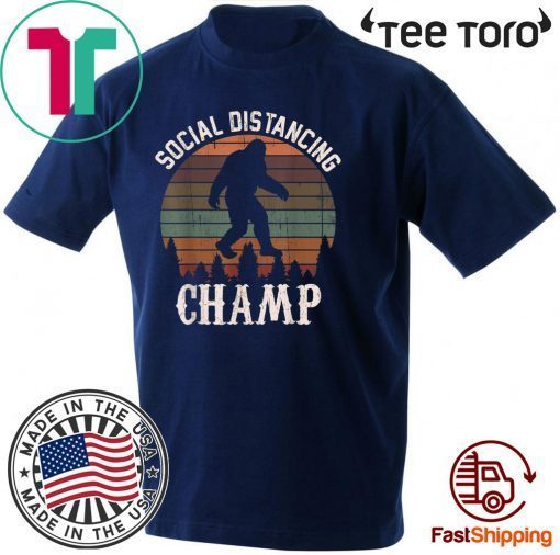 Social Distancing Champ Official T-Shirt
