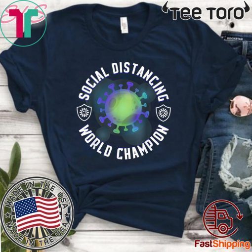 Social Distancing World-Champion Introvert Virus Hot T-Shirt
