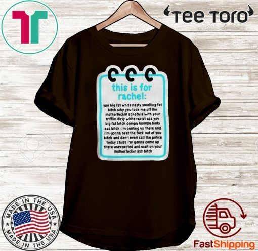 This Is For Rachel Shirts Tik Tok 2020 T-Shirt