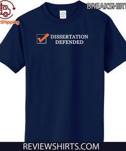 Tobias Raphael Morgan dissertation defense Official T-Shirt