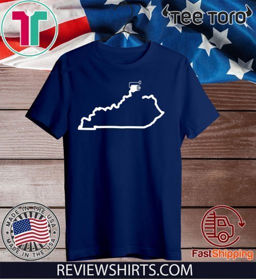 Toilet paper Kentucky map Official T-Shirt