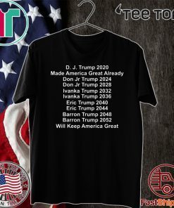 Trump 2020 made America Great already Official T-Shirt