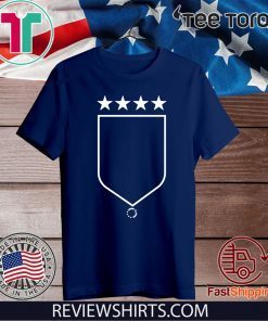 USWNTPA Shirt - Shield 4 Stars Only T-Shirt