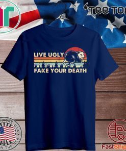 Ugly Cat Vintage Live Ugly Fake Your Death Opossum 2020 T-Shirt