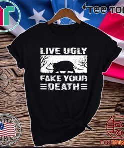 Live Ugly Fake Your Death Opossum Vintage 2020 T-Shirt