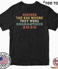 Official Seniors The One Where They Were Quarantined 2020 Vintage T-Shirt