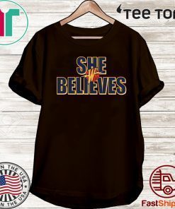 Warriors SHE BELIEVES t-shirts