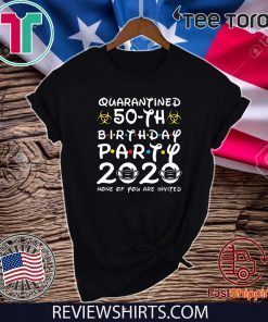 50th Birthday Shirt, Quarantine Shirt, The One Where I Was Quarantined 2020 Tee Shirts