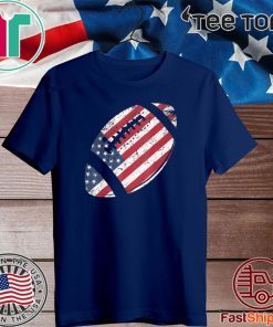 American Football 4th July American Flag Patriotic 2020 T-Shirt