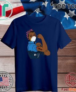 BLACK STRONG WOMAN MASK NURSE 2020 CORONAVIRUS SHIRT