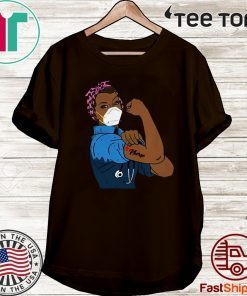 BLACK STRONG WOMAN MASK NURSE 2020 CORONAVIRUS SHIRT