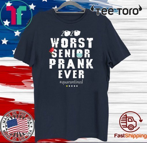 Osborna Arrt Worst Senior Prank Ever 2020 quarantined Official T-Shirt