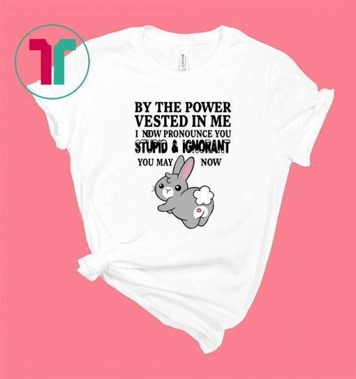 By The Power Vested In Me I Now Pronounce You Stupid And Ignorant Shirt